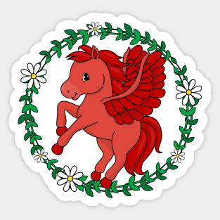 MHC Red Pegasus! Sticker